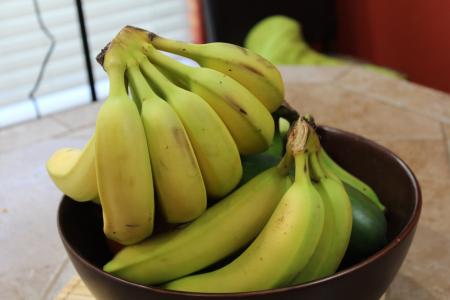 碗里, 水果, b, 香蕉