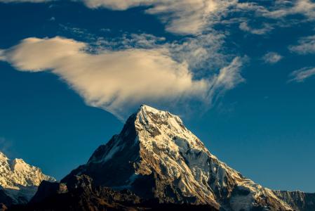 山, 安纳布尔纳, 自然, 尼泊尔, visitnepal2017, 旅行, 徒步旅行