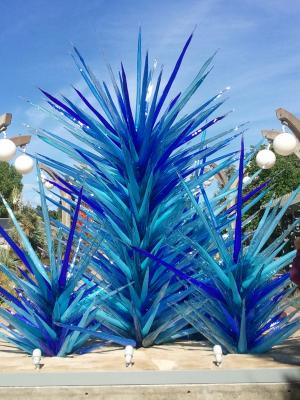 艺术, 蓝色, 玻璃, 树