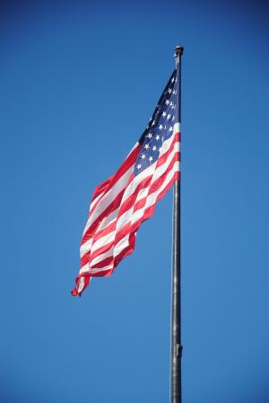 旗帜, dom, 美国, 符号