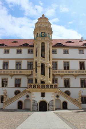 wendelstein, 螺旋楼梯, 文艺复兴时期, 城堡, 下萨克森, torgau, 建筑