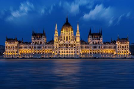 布达佩斯, 布达, 害虫, 议会, 匈牙利议会, 多瑙河, 反思