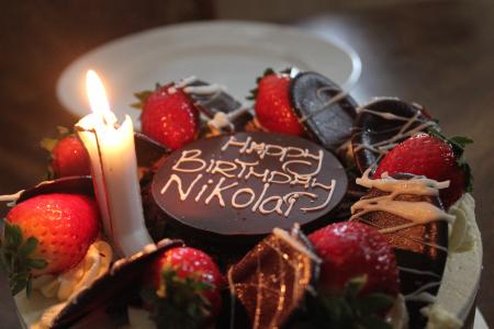 蛋糕, 蜡烛, 草莓, 巧克力, 生日, 庆祝活动, 食品