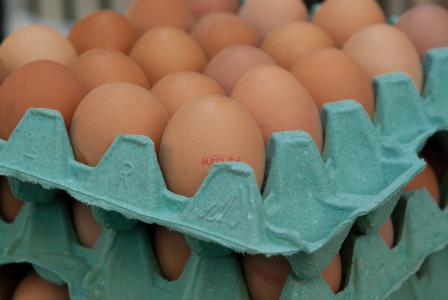 鸡蛋, 市场, 母鸡, 鸡蛋纸箱, 鸡蛋, 食物和饮料, 食品