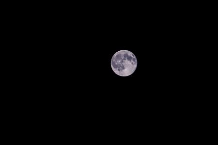月亮, 晚上, 蓝色的月亮, 满月, 火山口, 天空, 月球表面