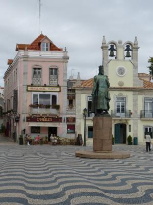 卡斯卡伊斯, 葡萄牙, 空间, 纪念碑, 雕像, 教会, 钟声
