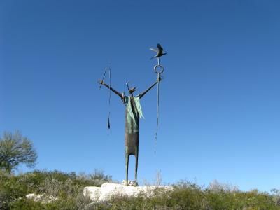 雕像, 符号, 塞米诺尔峡谷州立公园, 德克萨斯州, 美国