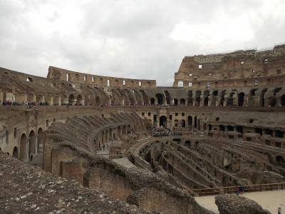 古罗马圆形竞技场, 圆形剧场, 舞台上, 角斗士, 罗马, 意大利, 欧洲