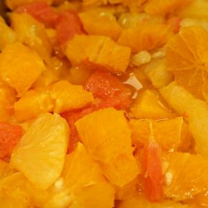 橙色, 水果沙拉, 切碎, 水果, 切成薄片, 营养, 食品