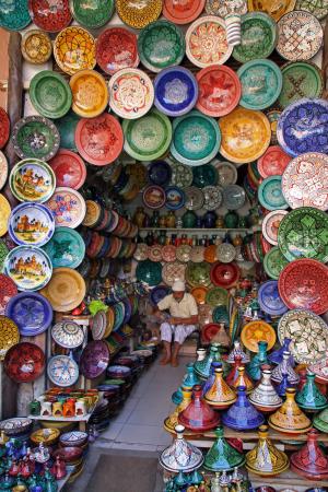 马拉喀什, 摩洛哥, 市场, 旅行, 多彩, 手工制作, 文化