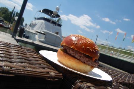 汉堡, 船舶, 食品, 快餐餐厅, 游艇