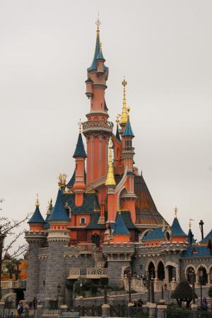 城堡, 睡美人, 迪斯尼乐园, 巴黎, 法国, 建筑, 塔