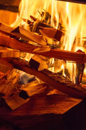 消防, 火焰, 木材, 烧伤, 火焰日志火, 木火, 余烬