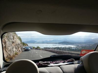 后窗, 汽车, 窗口, 西班牙, 马略卡岛海岸, 景观, 驱动器