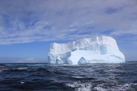 冰山, 冰, 溶胶, 南极洲, 感冒, mar, 冰川