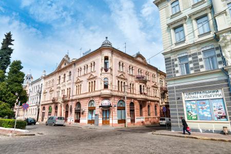 切尔诺夫茨, 城市, 乌克兰, 欧洲, 从历史上看, 市中心, 道路