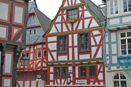 林堡, fachwerkaeuser, fachwerkhaus, 桁架, 旧城, 从历史上看, 老房子