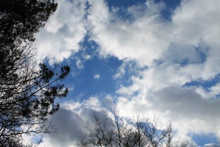 天空, 云彩, 蓝色, 自然, 户外, 云的天空, 天气