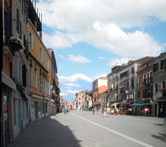 威尼斯, 城堡, 道路, 通过, 通过加里波第