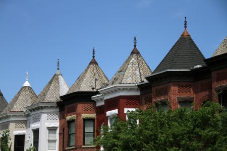 屋顶, 华盛顿特区, 建筑, 外观, 住宅, 邻域, 屋顶