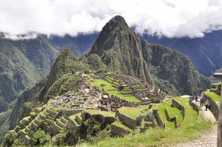 秘鲁, 安第斯山脉, 山脉, 天堂, 马丘比丘, 印加人, 建筑
