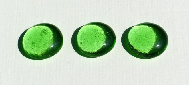 鹅卵石, 玻璃, 绿色, 颜色, 透明