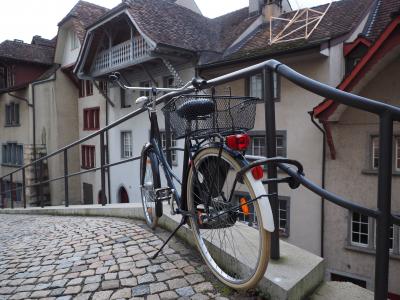 自行车, 车轮, stadtrad, 自行车锁, 附属, 运输工具, 骑自行车