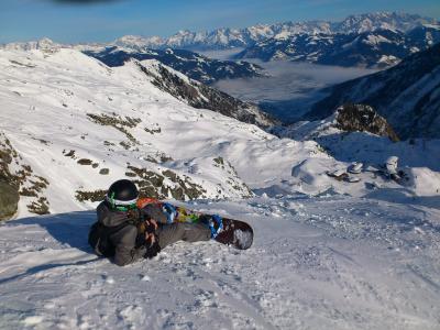单板滑雪, 体育, 滑雪, 雪, 冬天, 感冒, 滑雪