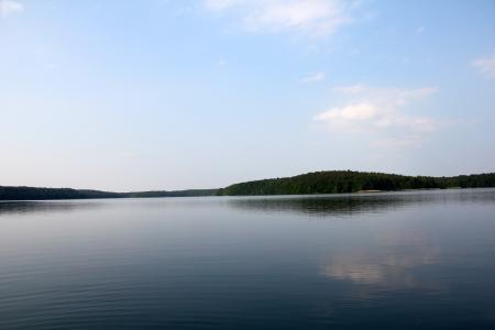 湖, 景观, stechlinsee, 水, 自然