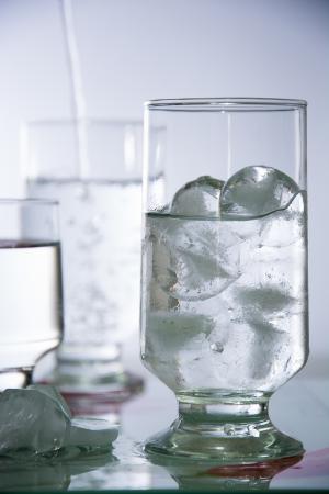 水, 冰, 玻璃, 液体