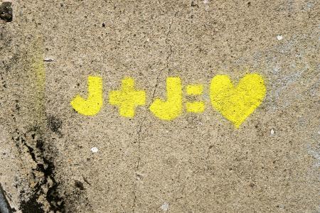心, j + j, 爱, 标志