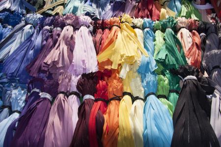 跳蚤市场, 拉链, 多彩, 颜色, 选择, 邮编, 纺织表带