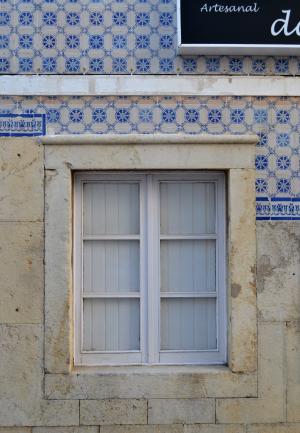 窗口, 瓷砖, 葡萄牙, 葡萄牙语, 平铺, 蓝色瓷砖, 建筑