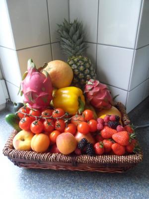 水果, 水果篮, 健康, 食品, 维生素, 美味, 弗里施