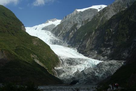franz, 约瑟夫, 新西兰冰川, 山, 自然, 户外, 风景
