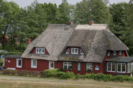 茅草的屋顶, 屋顶, 首页, 德国北部