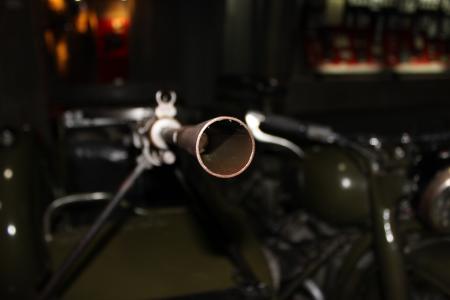 博物馆, 战争, 武器, 机枪, 的视线
