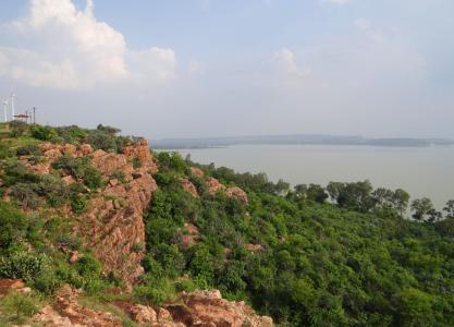 雷努卡萨加尔, 湖, malaprabha 大坝, 死水, 悬崖, 山, 卡纳塔克