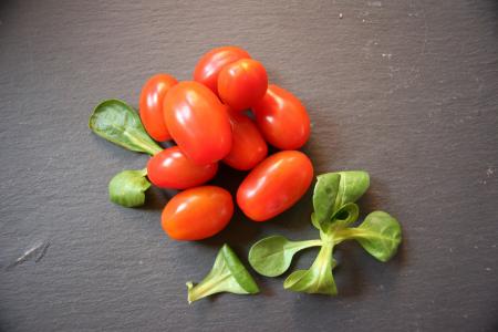 西红柿, 羔羊的生菜, 沙拉, 吃, 维生素