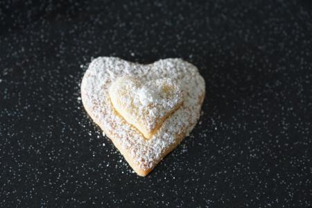 心, 饼干, 爱, 糕点, 烘烤, 情人节那天, 婚礼