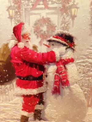 圣诞老人, 圣诞节, 雪人, 冬天, 假日, 圣诞节, 克劳斯
