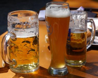 mirdgardhaus, 啤酒花园, 啤酒, hefeweizen, 小麦啤酒, 淡啤酒, 啤酒杯