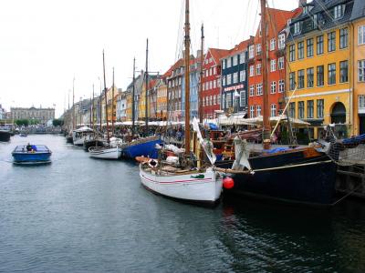 哥本哈根, 小船, 色彩缤纷, 丹麦, 滨水区, 斯堪的那维亚, 城市
