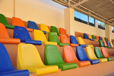 颜色, 椅子, 体育场, 座位, 一方