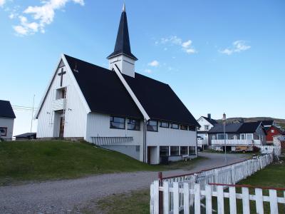 教会, 欧洲, 村庄, 挪威, 景观, 小镇