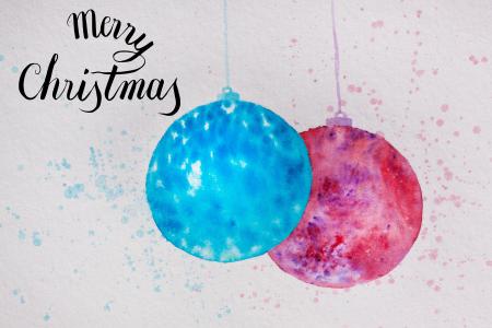 圣诞节, 地图, 球, 圣诞节装饰品, 绿松石, 粉色, 紫罗兰色