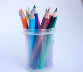 铅笔, 谱, 颜色, 学校, 教育, 彩虹