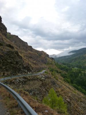 农村公路, pyrenee 加泰罗尼亚, 景观, 高山, 风暴, pallars sobirà