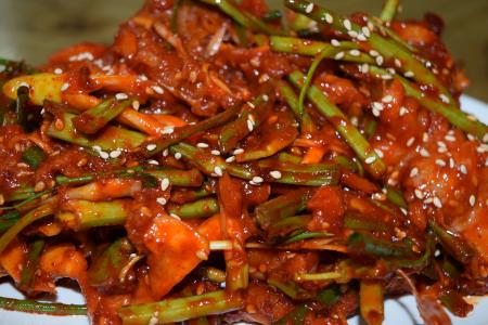 调味 golbaengyi, 辣椒, acridity, 红颜色, 蔬菜, 酒边菜, 库姆