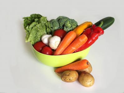 蔬菜, 绿色, 食品, 辣椒, 红辣椒, 蔬菜, 健康